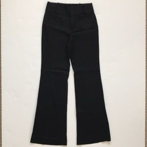 Club Monaco Black Boot Cut Trousers